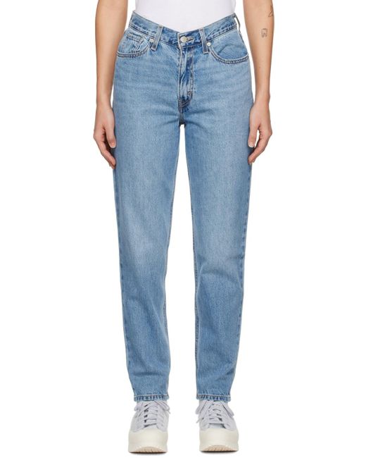 Levi's Blue '80s Mom Jeans