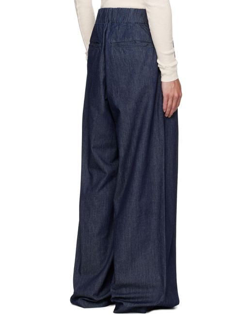 Dries Van Noten Blue Drawstring Jeans for men