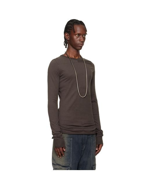 Rick Owens Black Moncler + Girder Ls T-Shirt for men