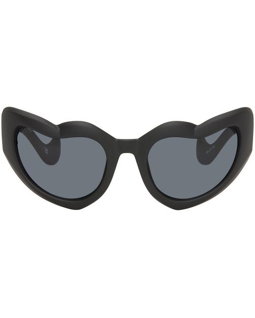 Le Specs Black Fast Love Sunglasses