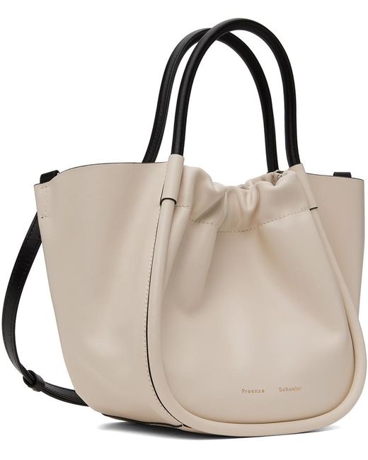 Proenza Schouler Natural Beige Small Ruched Crossbody Tote