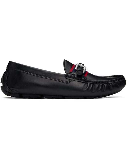 Polo Ralph Lauren Black Anders Leather Driver Loafers for men