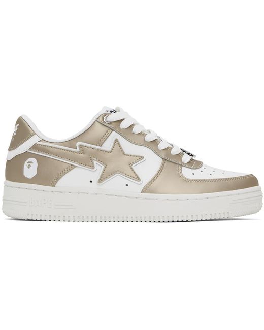 A Bathing Ape Black Gold Sta #4 Sneakers for men