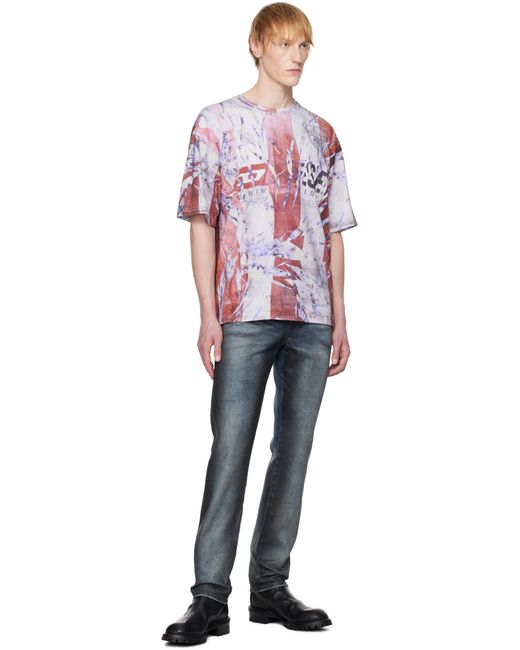 【関税込み】Diesel レッド＆ホワイト T-Boxt-R13 Tシャツ Diesel: レッド＆ホワイト T-Boxt-R13 Tシャツ | SSENSE 日本