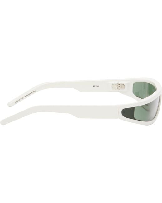 Rick Owens Black Temple Fog Sunglasses for men