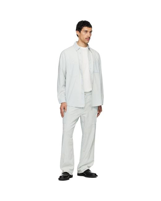 KENZO White Paris Workwear Shirt for men