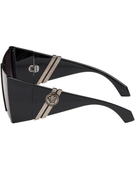 Versace Gray Edge Mask Sunglasses