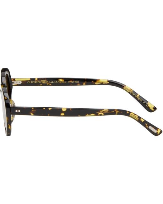 Oliver Peoples Black Lumar Sunglasses
