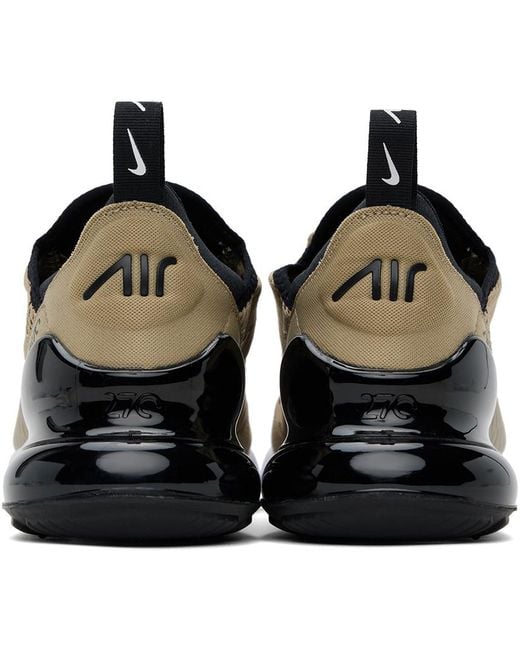Nike Beige & Black Air Max 270 Sneakers for men
