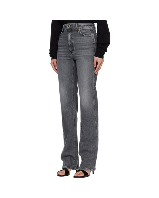 Khaite Black Danielle Stretch Jeans