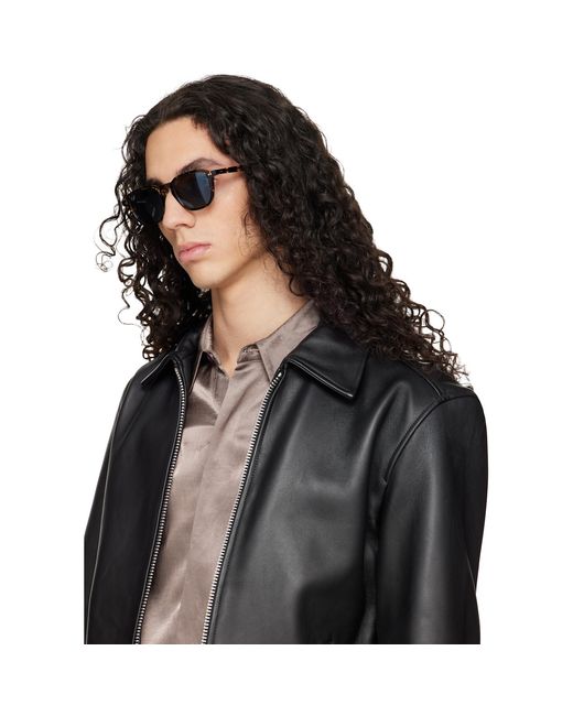Oliver Peoples Black Emryn Sunglasses for men