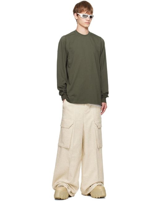 Rick Owens Natural Off- Concordians Firbanks Cargo Pants for men