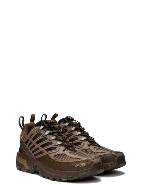 Salomon Brown Acs Pro Desert Sneakers for men