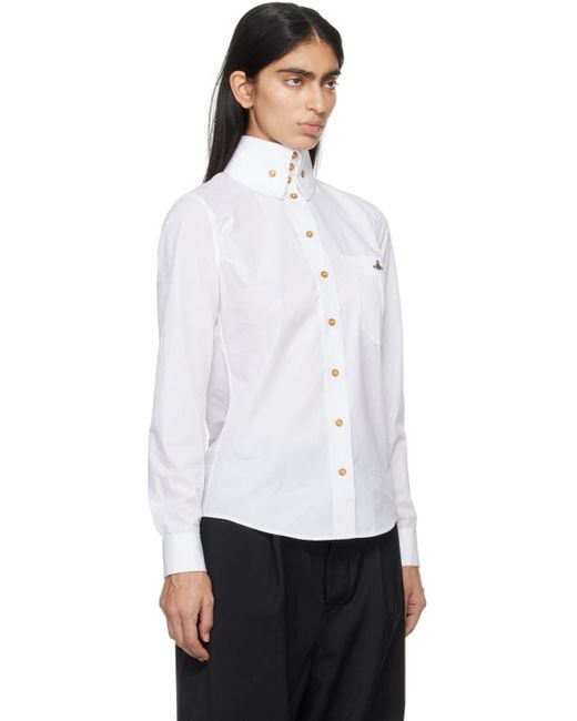Vivienne Westwood White Classic Krall Shirt