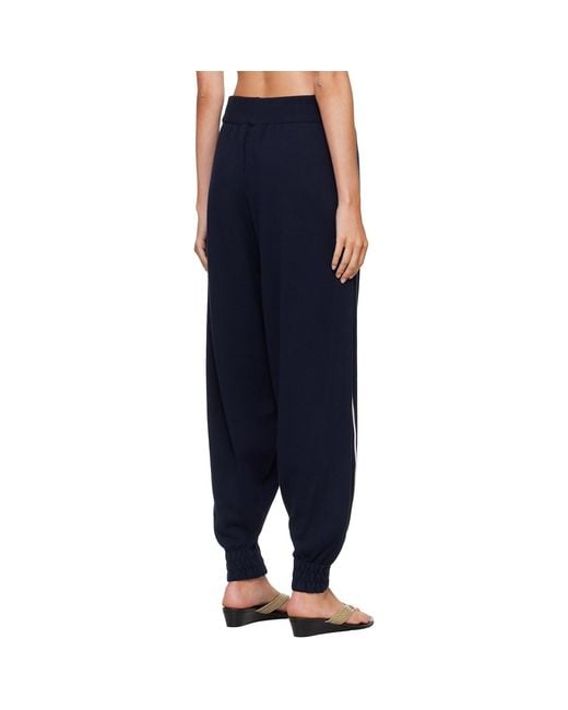 Cordera Blue Organic Cotton Sporty Lounge Pants