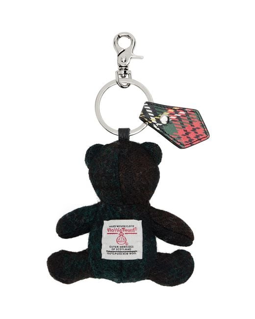 Vivienne Westwood Black Teddy Bear Keychain