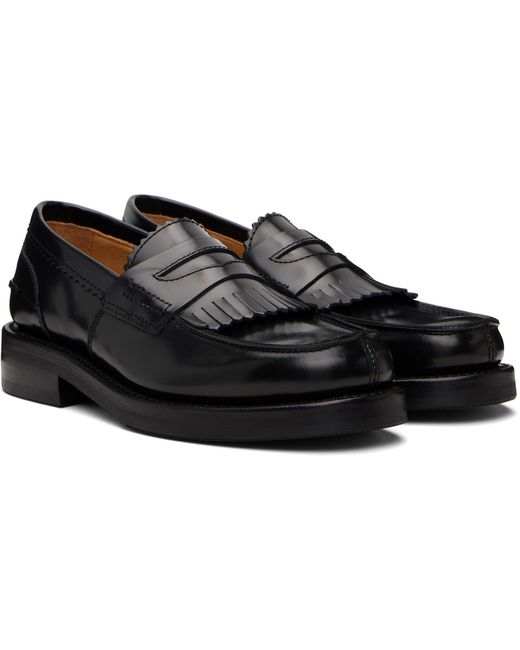 Our Legacy Black Leather Loafers