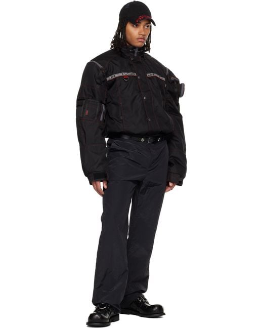 Martine Rose Black Bumbag Jacket for men