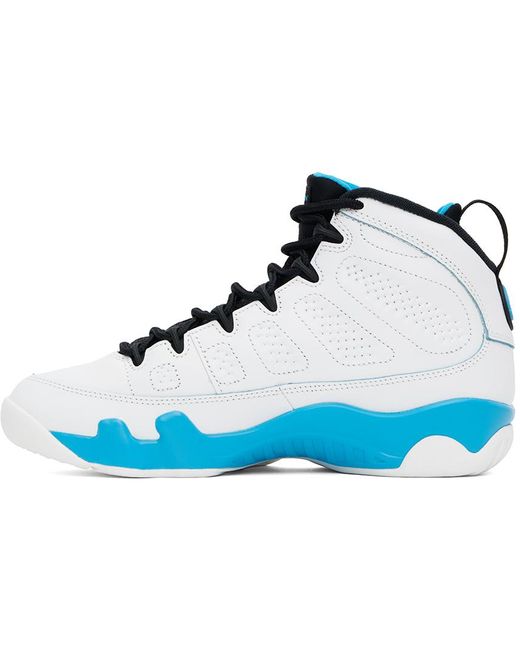 Baskets rétro air jordan 9 blanches Nike pour homme en coloris Blue