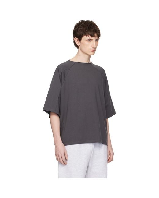 Seventh Gray Box Cut T-Shirt for men
