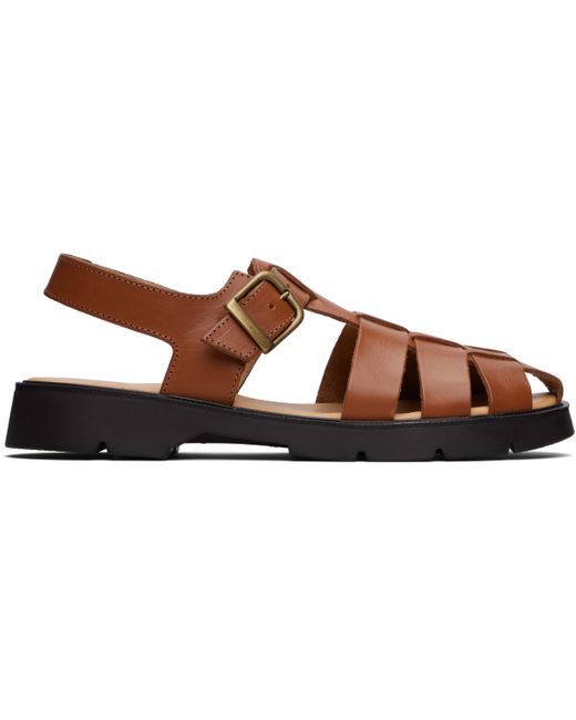 Kleman Black Tan Babord Vgt Fisherman Sandals for men