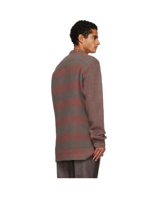 Rick Owens Brown Concordians Larry Fogpocket Overshirt for men