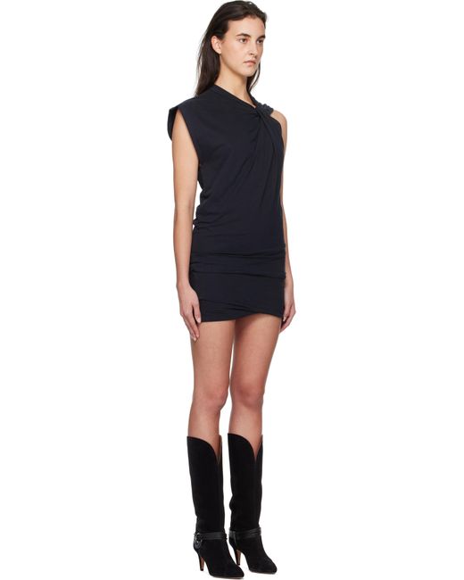 Isabel Marant ブラック Leany ミニワンピース Black