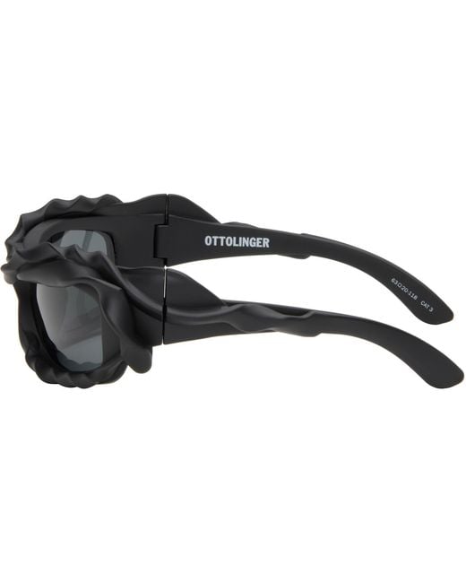 OTTOLINGER Black Twisted Sunglasses