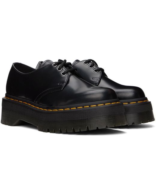Chaussures oxford 8053 noires en cuir à plateforme Dr. Martens en coloris Black