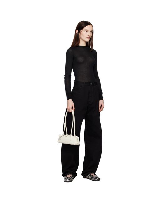 Alaïa White Off- 'Le Teckel' Small Bag