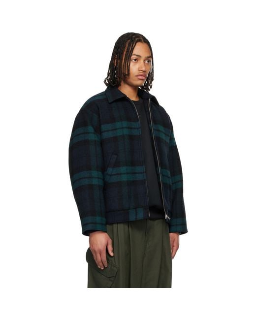 (w)taps Blue Wrecker Jacket for men