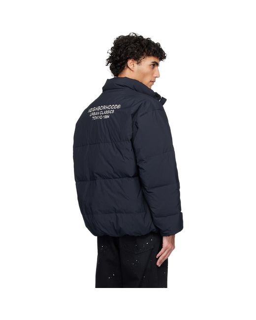 Neighborhood Blue Classic Down Jacket for men