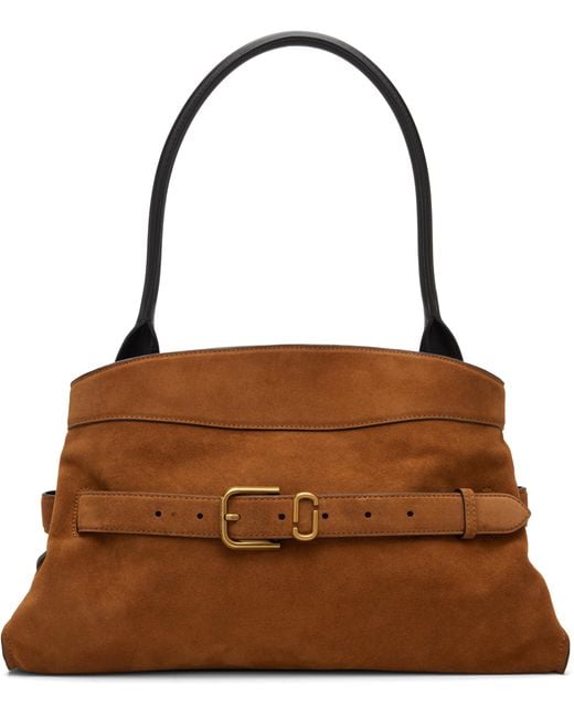 Marc Jacobs Brown Tan 'The Suede Dakota Satchel' Bag