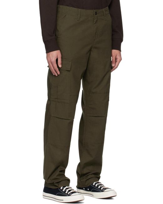 Carhartt Green Regular Cargo Pants for men