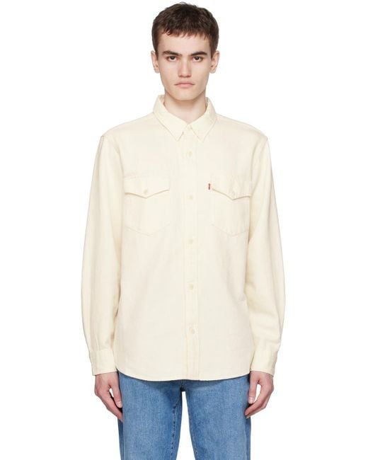 Levi's Multicolor Off-white Western Shirt for men