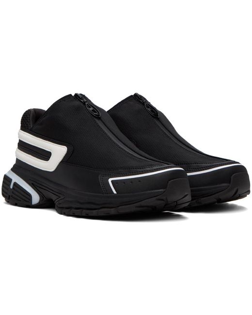 DIESEL Black S-serendipity Pro-x1 Zip X Slip-on Sneakers for men