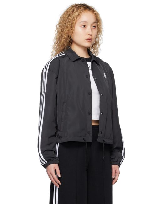 Adidas Originals Black Adicolor Classics 3-stripes Jacket