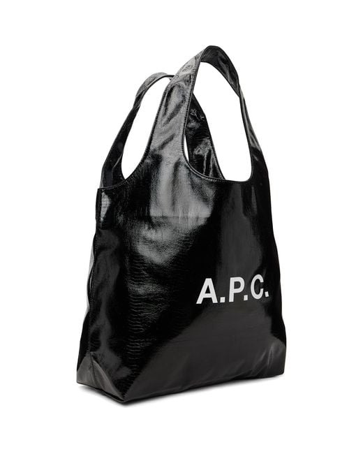A.P.C. Black Ninon Tote for men