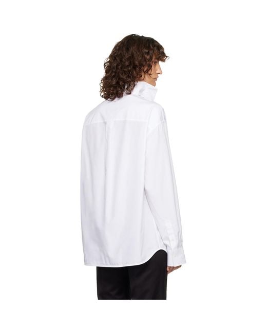 Totême White Sharp Poplin Shirt