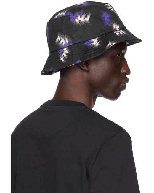 Paul Smith Black Sunflare Bucket Hat for men