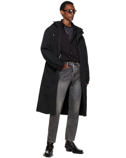 DIESEL Black J-arnulf-nw Coat for men