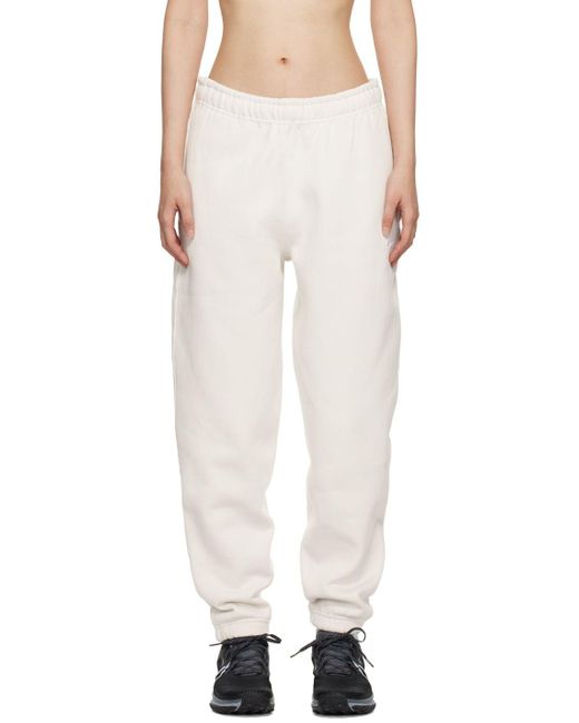 Nike Off-white Solo Swoosh Lounge Pants | Lyst