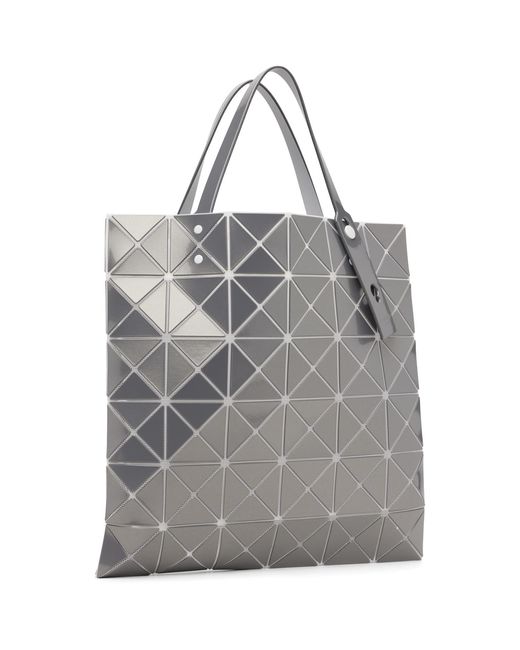 Issey Miyake Gray Lucent Metallic Tote