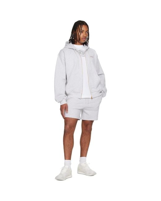 Casablanca White Logo Patch Shorts for men