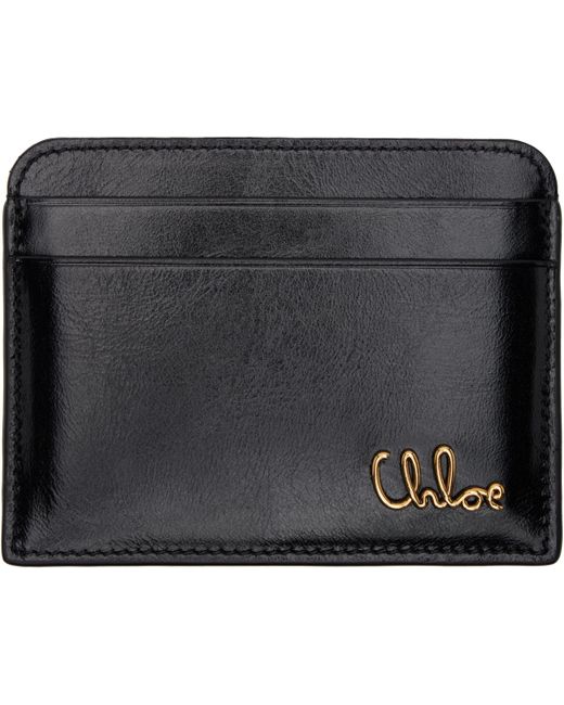 Chloé Iconic' Card Holder in Black | Lyst UK