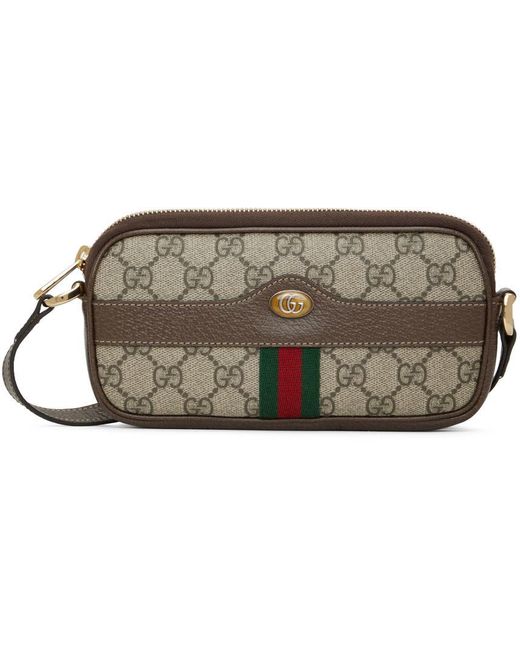 Gucci Canvas gg Supreme Mini Ophidia Bag | Lyst Australia