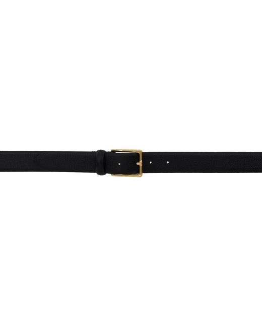 Andersons Black Grained Calfskin Belt