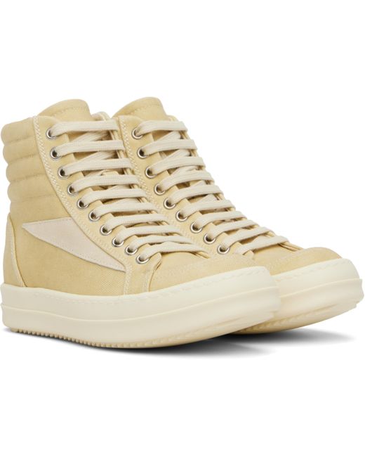 Rick Owens Black Hollywood Vintage High Sneaks Sneakers