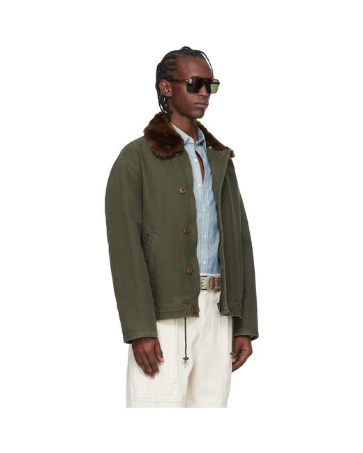 Isabel Marant Black Khaki Andy Jacket for men