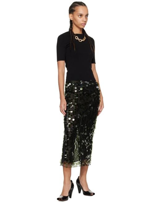 Rabanne Black Chain T-Shirt